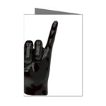 Devil Horns hand Mini Greeting Cards (Pkg of 8)