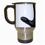 Devil Horns hand Travel Mug (White)