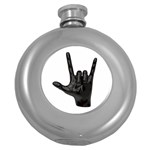 Devil Horns hand Hip Flask (5 oz)