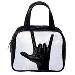 Devil Horns hand Classic Handbag (One Side)