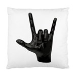 Devil Horns hand Standard Cushion Case (One Side)