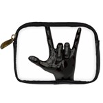 Devil Horns hand Digital Camera Leather Case