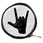 Devil Horns hand Mini Makeup Bag