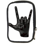 Devil Horns hand Compact Camera Leather Case