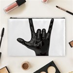 Devil Horns hand Cosmetic Bag (Large)