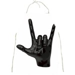 Devil Horns hand Full Print Apron