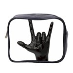 Devil Horns hand Mini Toiletries Bag (Two Sides)