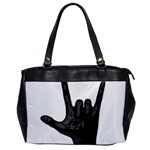 Devil Horns hand Oversize Office Handbag