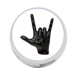 Devil Horns hand 4-Port USB Hub (One Side)