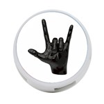 Devil Horns hand 4-Port USB Hub (Two Sides)