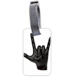 Devil Horns hand Luggage Tag (two sides)