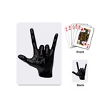 Devil Horns hand Playing Cards (Mini)