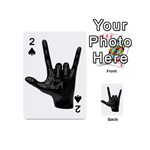 Devil Horns hand Playing Cards 54 (Mini)