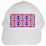 Union Jack Flag White Cap