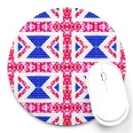 Union Jack Flag Round Mousepad