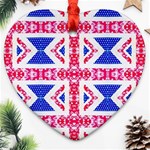 Union Jack Flag Ornament (Heart)