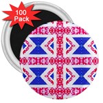 Union Jack Flag 3  Magnet (100 pack)