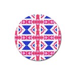 Union Jack Flag Magnet 3  (Round)