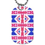 Union Jack Flag Dog Tag (One Side)