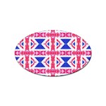 Union Jack Flag Sticker Oval (10 pack)