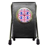 Union Jack Flag Pen Holder Desk Clock