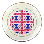 Union Jack Flag Porcelain Plate