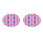 Union Jack Flag Cufflinks (Oval)