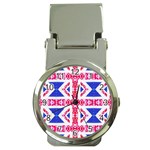 Union Jack Flag Money Clip Watch