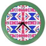 Union Jack Flag Color Wall Clock