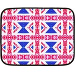 Union Jack Flag Double Sided Fleece Blanket (Mini)