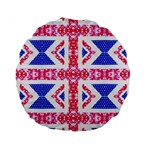 Union Jack Flag Standard 15  Premium Round Cushion 