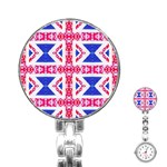 Union Jack Flag Stainless Steel Nurses Watch