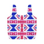 Union Jack Flag Full Print Recycle Bag (M)