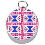 Union Jack Flag Silver Compass