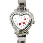 seal008 Heart Italian Charm Watch