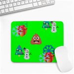 christmas poop emoji Small Mousepad