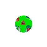 christmas poop emoji 1  Mini Button