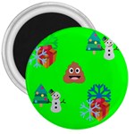 christmas poop emoji 3  Magnet