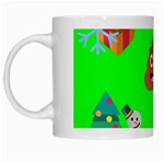 christmas poop emoji White Mug