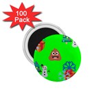 christmas poop emoji 1.75  Magnet (100 pack) 