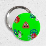 christmas poop emoji 2.25  Handbag Mirror