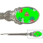 christmas poop emoji Letter Opener