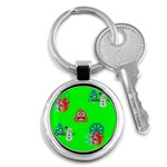 christmas poop emoji Key Chain (Round)