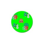 christmas poop emoji Golf Ball Marker