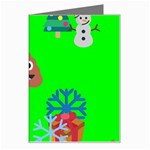 christmas poop emoji Greeting Card