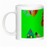 christmas poop emoji Night Luminous Mug