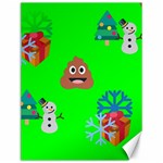 christmas poop emoji Canvas 12  x 16 