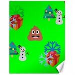 christmas poop emoji Canvas 18  x 24 