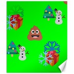 christmas poop emoji Canvas 20  x 24 