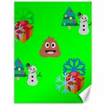 christmas poop emoji Canvas 36  x 48 